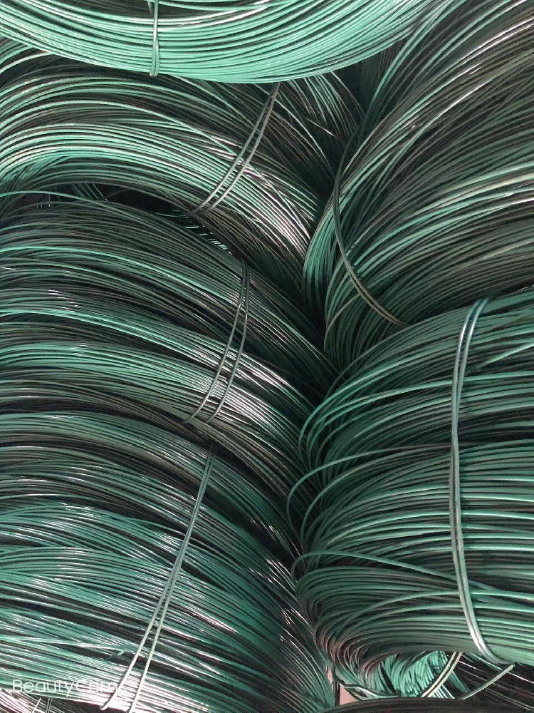 Plastic coated wire